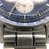 オメガ OMEGA スピードマスター プロフェッショナル ファーストスペースウォーク 3565.80 シルバー×ブルー SS メンズ 腕時計