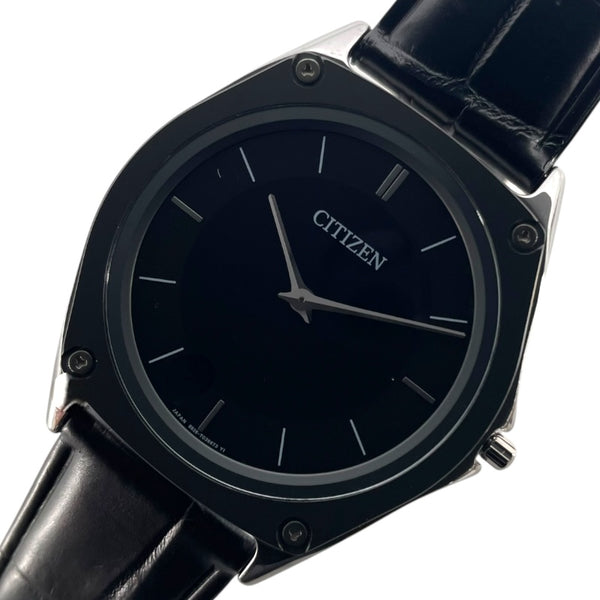 シチズン CITIZEN エコドライブワン 8826-T024351 ブラック SS クオーツ メンズ 腕時計