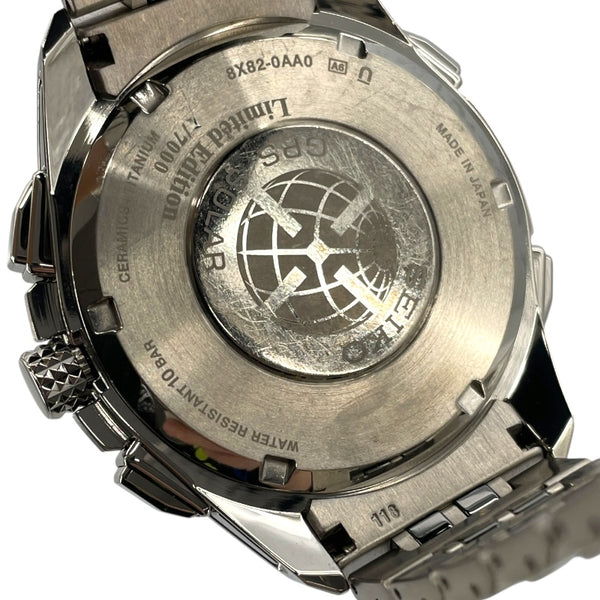 セイコー SEIKO アストロン GPSソーラー 2014 リミテッドエディション SBXB001 グレー チタン クオーツ メンズ 腕時計