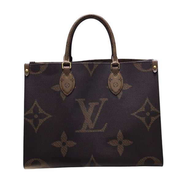 ルイ・ヴィトン LOUIS VUITTON オンザゴーMM M45321 ブラウン モノグラムリバース ユニセックス ショルダーバッグ