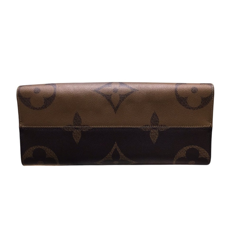 ルイ・ヴィトン LOUIS VUITTON オンザゴーMM M45321 ブラウン モノグラムリバース ユニセックス ショルダーバッグ