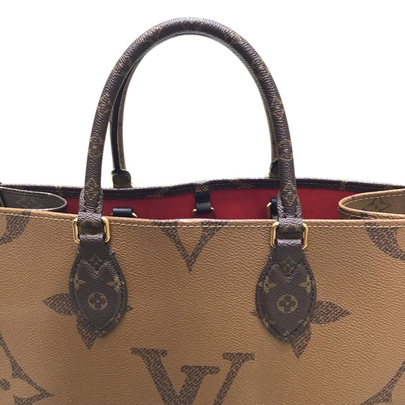 ルイ・ヴィトン LOUIS VUITTON オンザゴーMM M45321 ブラウン モノグラムリバース ユニセックス ショルダーバッグ