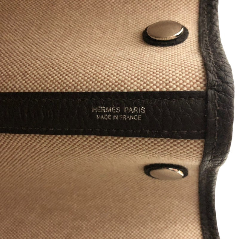 エルメス HERMES ガーデンパーティPM W刻 エレクトリック×エベンヌ トワル/ネゴンダ レディース ハンドバッグ