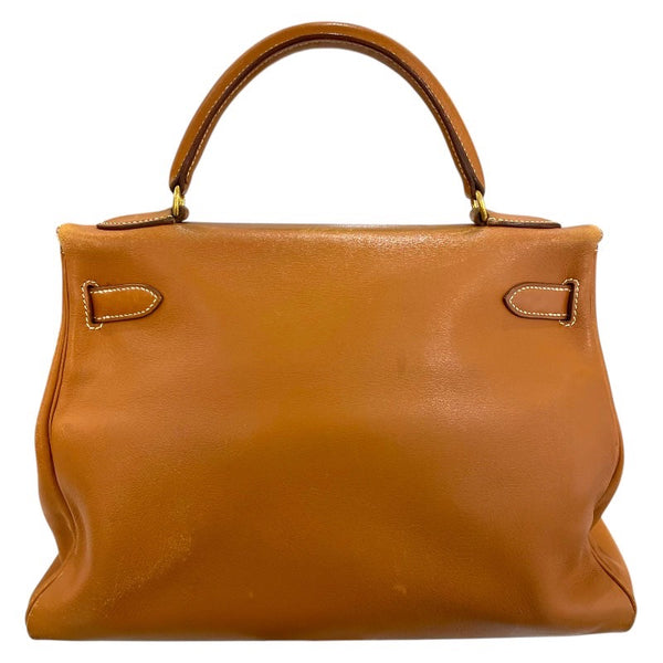 エルメス HERMES ケリー32 □B刻 ナチュラル　ゴールド金具 ヴォーガリバー レディース ハンドバッグ