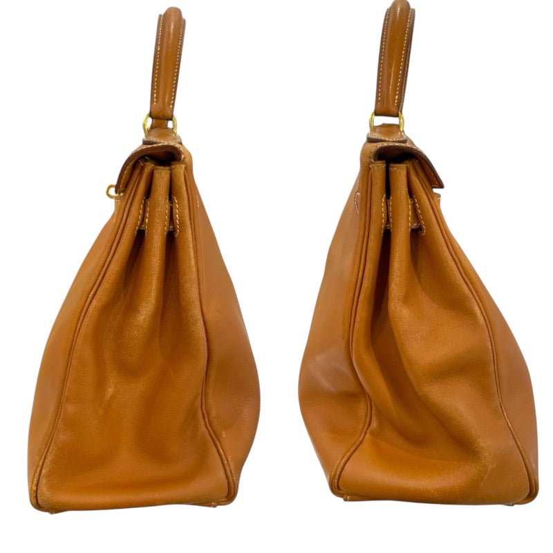 エルメス HERMES ケリー32 □B刻 ナチュラル　ゴールド金具 ヴォーガリバー レディース ハンドバッグ