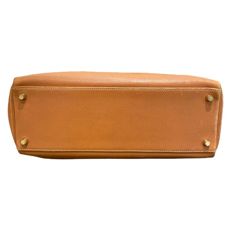 エルメス HERMES ケリー32 □B刻 ナチュラル　ゴールド金具 ヴォーガリバー レディース ハンドバッグ