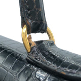 エルメス HERMES ケリー32 〇V刻 ブラック　GD金具 ポロサス レディース ショルダーバッグ