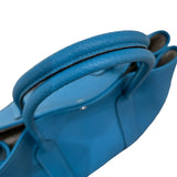 エルメス HERMES ガーデンパーティPM ▢R刻 ターコイズ/シルバー金具 カントリー レディース トートバッグ