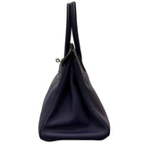 エルメス HERMES バーキン30　トレサージュ D刻 ブルーアンクル/SV金具 スイフト/エプソン レディース ハンドバッグ