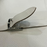 エルメス HERMES アルザン31 X刻印 ホワイト・シルバー金具 トリヨンクレマンス ユニセックス ハンドバッグ