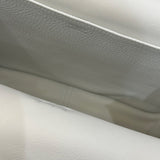 エルメス HERMES アルザン31 X刻印 ホワイト・シルバー金具 トリヨンクレマンス ユニセックス ハンドバッグ