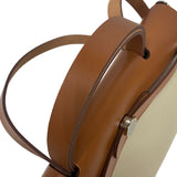 エルメス HERMES エールバッグジップPM B刻 ベージュ×ゴールド シルバー金具  トワル/ハンター レディース ショルダーバッグ