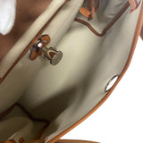 エルメス HERMES エールバッグジップPM B刻 ベージュ×ゴールド シルバー金具  トワル/ハンター レディース ショルダーバッグ