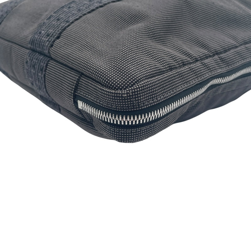 エルメス HERMES エールライン ブリーフケース グレー ナイロン