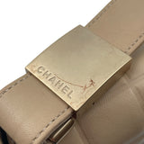 シャネル CHANEL チョコバーハンドバッグ A17370 ベージュ ラムスキン レディース ハンドバッグ