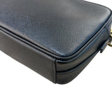 プラダ PRADA サフィアーノ ミニカメラバッグ 1BH036 ブラック ゴールド金具 サフィアーノレザー レディース ショルダーバッグ