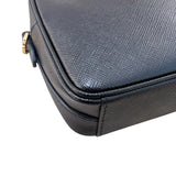 プラダ PRADA サフィアーノ ミニカメラバッグ 1BH036 ブラック ゴールド金具 サフィアーノレザー レディース ショルダーバッグ