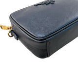 プラダ PRADA サフィアーノ ミニカメラバッグ 1BH036 ブラック ゴールド金具 サフィアーノレザー レディース ショルダーバッグ