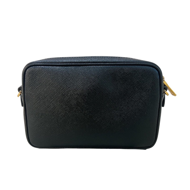 プラダ PRADA サフィアーノ ミニカメラバッグ 1BH036 ブラック ゴールド金具 サフィアーノレザー レディース ショルダーバッグ