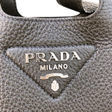 プラダ PRADA ヴィッテロダイノソフトレザー ミニトート 1BA349 ブラック ヴィッテロダイノレザー ユニセックス ハンドバッグ