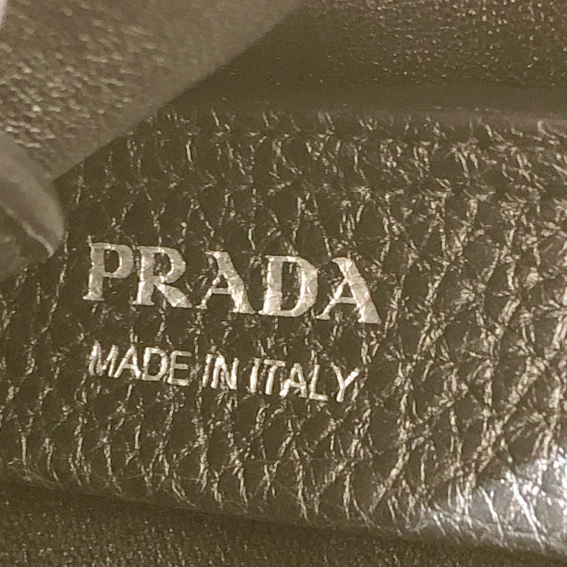 プラダ PRADA ヴィッテロダイノソフトレザー ミニトート 1BA349 ブラック ヴィッテロダイノレザー ユニセックス ハンドバッグ