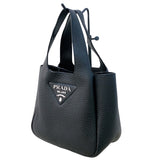 プラダ PRADA ヴィッテロダイノソフトレザー ミニトート 1BA349 ブラック ヴィッテロダイノレザー ユニセックス ハンドバッグ