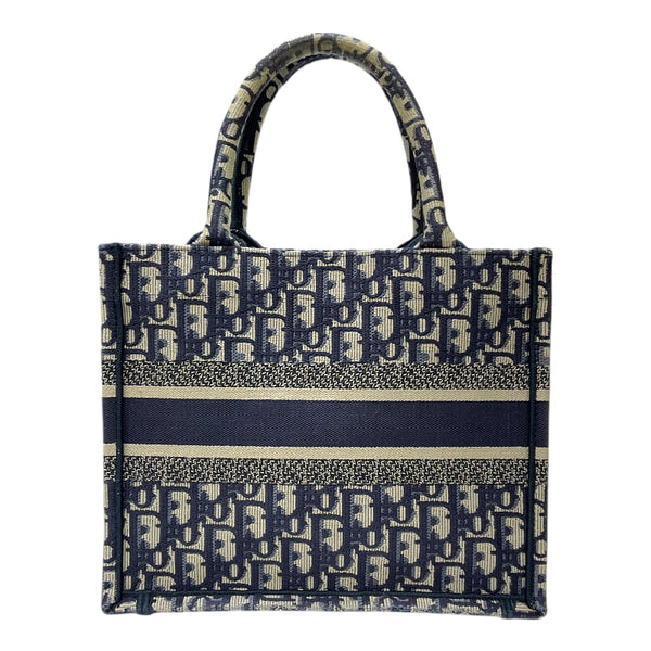 クリスチャン・ディオール Christian Dior ブックトート スモール M1265ZRIW ネイビー ジャガード レディース トートバッグ