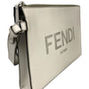 フェンディ FENDI FENDILOMA クラッチバッグ 7VA491 グレー レザー レディース クラッチバッグ