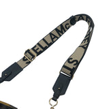 ステラ・マッカートニー STELLA McCARTNEY ミニステラロゴショルダー ブラック・ゴールド金具 レザー レディース ショルダーバッグ
