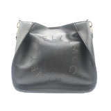 ステラ・マッカートニー STELLA McCARTNEY ミニステラロゴショルダー ブラック・ゴールド金具 レザー レディース ショルダーバッグ