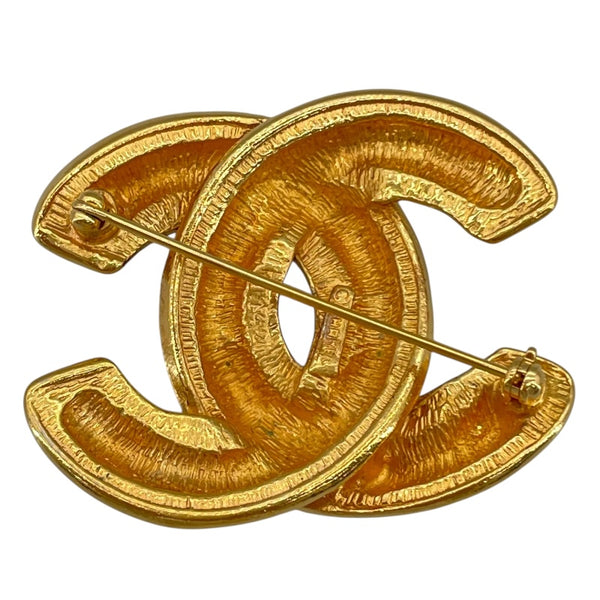 シャネル CHANEL ココマークブローチ ゴールド GP アクセサリー