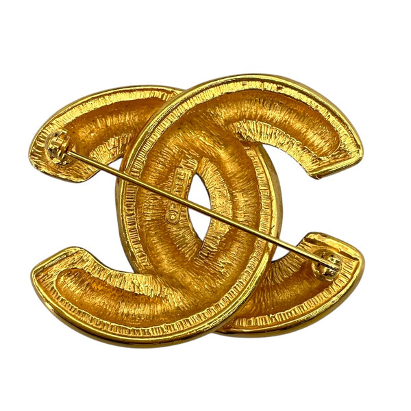 シャネル CHANEL ココマークブローチ ゴールド メタル アクセサリー