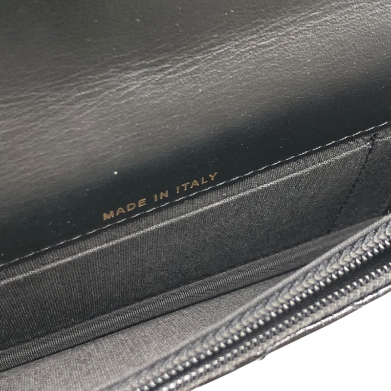 シャネル CHANEL マトラッセパールチェーンウォレット AP1839 ブラック・ゴールド金具 ラムスキン レディース ショルダーバッグ