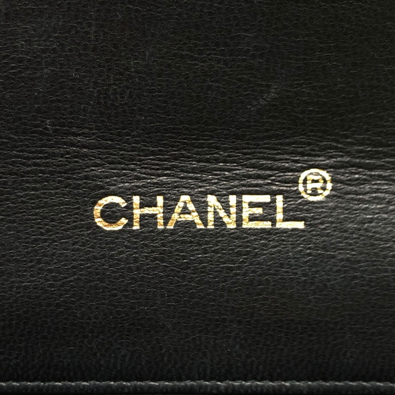 シャネル CHANEL マトラッセショルダーバッグ ブラック・ゴールド金具  カーフ レディース ショルダーバッグ