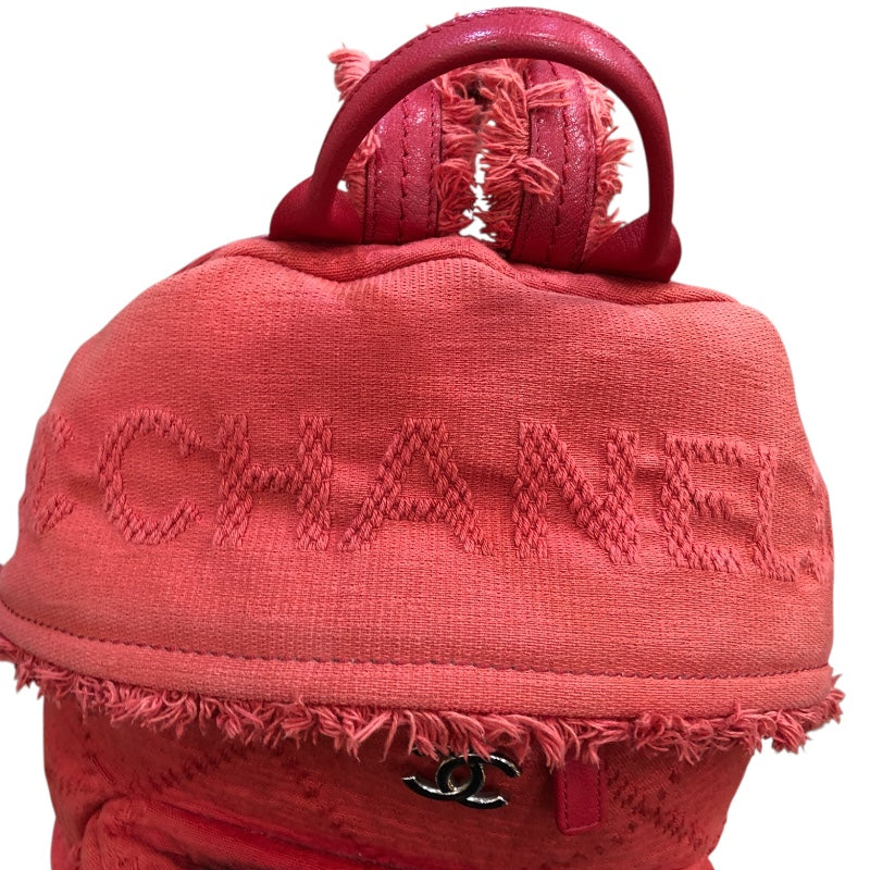 シャネル CHANEL ココマークバックパック AS0313 レッド　SV金具 ミックスファイバー レディース リュック・デイパック
