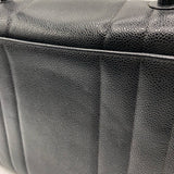 シャネル CHANEL ターンロックマドモアゼルハンドバッグ ブラック　GD金具 キャビアスキン レディース ハンドバッグ