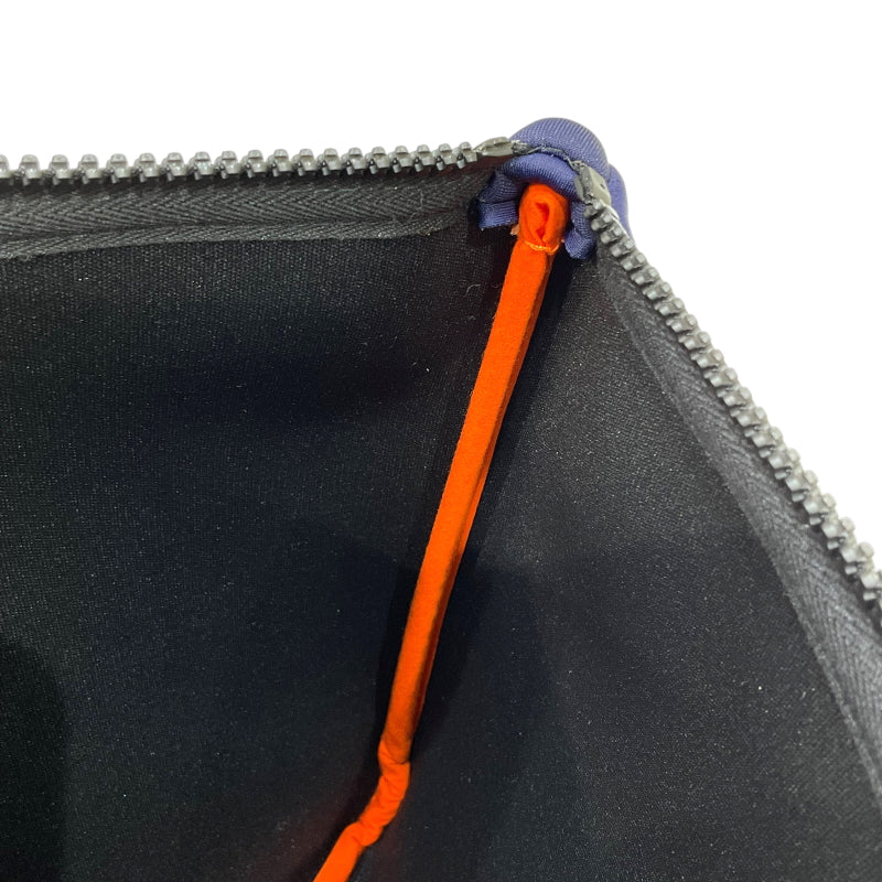 エルメス HERMES ネオバン MM ネイビー ポリアミド ユニセックス ポーチ