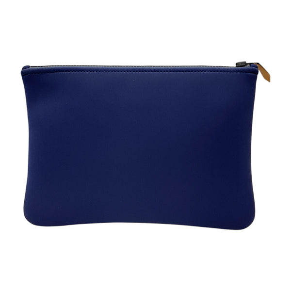 エルメス HERMES ネオバン MM ネイビー ポリアミド ユニセックス ポーチ