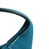 エルメス HERMES トリム31 □A刻 ブルージーン シルバー金具 フィヨルド レディース ショルダーバッグ