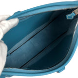 エルメス HERMES トリム31 □A刻 ブルージーン シルバー金具 フィヨルド レディース ショルダーバッグ