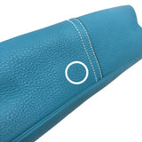 エルメス HERMES トリム31 □A刻 ブルージーン シルバー金具 フィヨルド レディース ショルダーバッグ