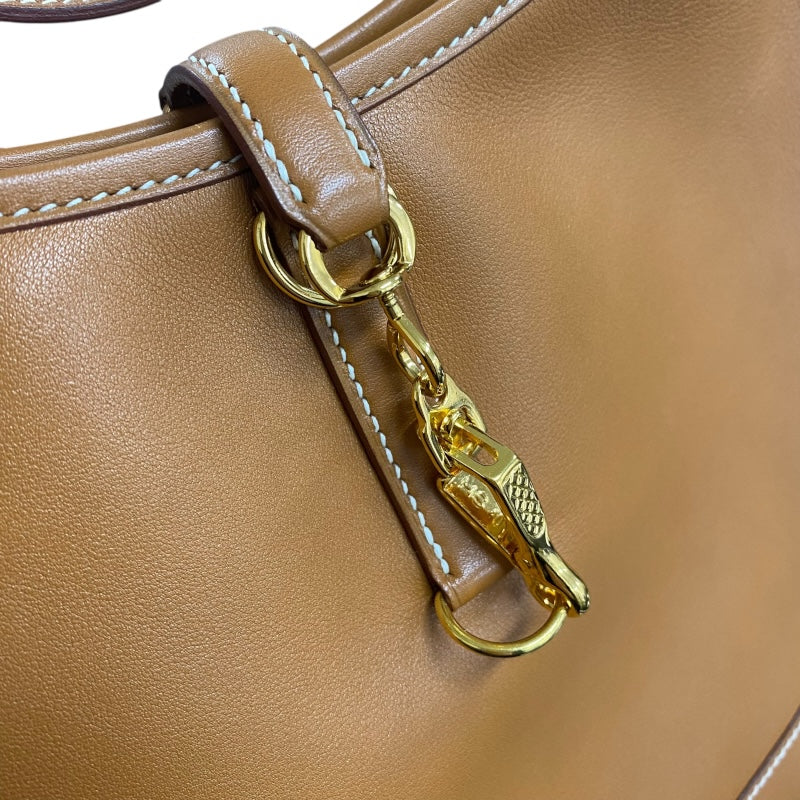 エルメス HERMES トリム31 □B刻 ゴールド シルバー金具 ヴォーガリバー レディース ショルダーバッグ