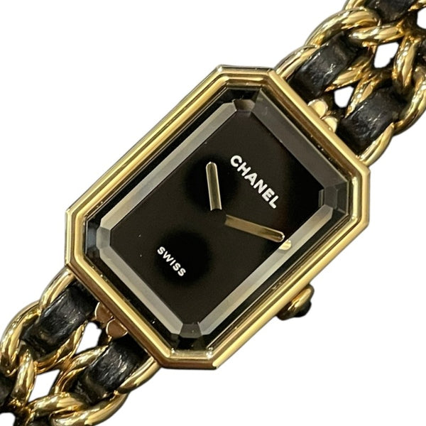 シャネル CHANEL プルミエール オリジナルエディション H6951 GPｘレザー レディース 腕時計