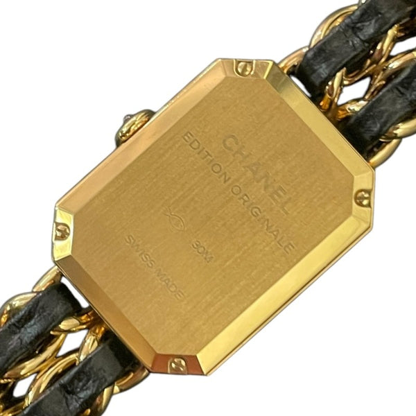 シャネル CHANEL プルミエール オリジナルエディション H6951 GPｘレザー レディース 腕時計