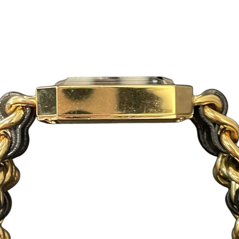 シャネル CHANEL プルミエール オリジナルエディション H6951 GPｘレザー レディース 腕時計