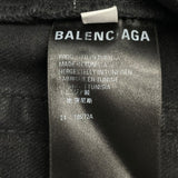 バレンシアガ BALENCIAGA デニムパンツ 681733 ブラック コットン ユニセックス デニムパンツ