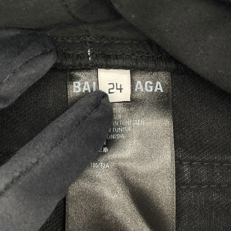バレンシアガ BALENCIAGA デニムパンツ 681733 ブラック コットン ユニセックス デニムパンツ