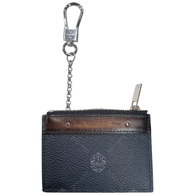 ベルルッティ Berluti シグネチャーコインパース ブラック PVC/レザー メンズ コインケース