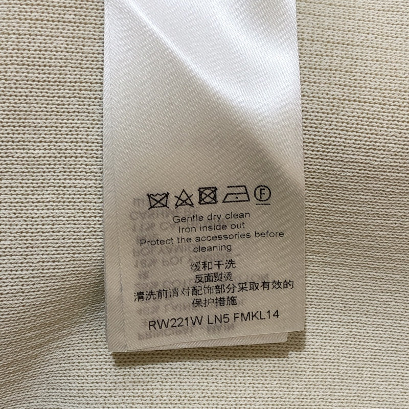 ルイ・ヴィトン LOUIS VUITTON オープンスリーブモノグラム柄ニットセーター FMKL14 イエロー  ウール メンズ セーター