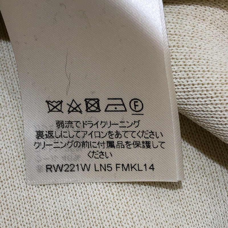 ルイ・ヴィトン LOUIS VUITTON オープンスリーブモノグラム柄ニットセーター FMKL14 イエロー  ウール メンズ セーター